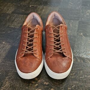 Frye Brown Leather Sneakers